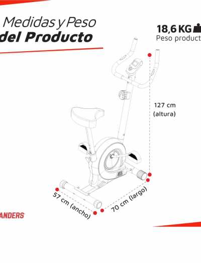 Randers bicicletas fijas magneticas manual cheap